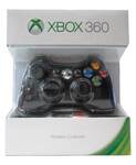 Джойстик - геймпад Xbox 360 Controller беспроводной (Оригинал) (Чёрный)