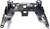 Корпус джойстика PS4 Dualshock 4 JDM-050, JDM-055 в сборе (Чёрный) (Оригинал)