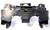Корпус джойстика PS4 Dualshock 4 JDM-050, JDM-055 в сборе (Чёрный) (Оригинал)