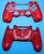 Корпус джойстика PS4 Dualshock 4 JDM-040 (Красный) (Премиум)