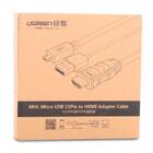 MHL 2.0 HDMI HDTV адаптер Micro USB (11 Pin) - micro USB to HDMI (Ugreen) (Original)