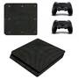 PS4 Slim виниловая наклейка Carbon (Premium) Black