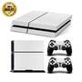 PS4 виниловая наклейка Carbon (white) Premium