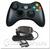 Джойстик - геймпад Xbox 360 Controller беспроводной + ресивер для ПК (Оригинал) (Чёрный)